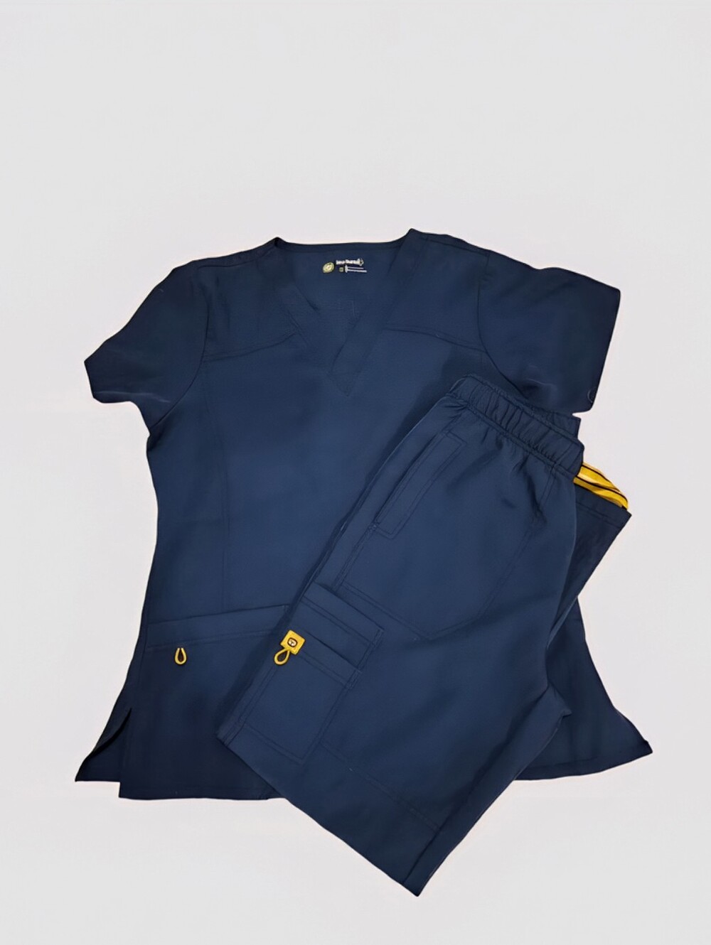 Wink Blue Women's Scrub Top And Pants Set - Lightweight Medical Uniform